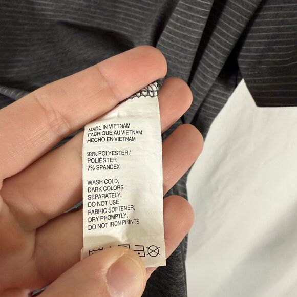 Izod Golf Polo Shirt Men's 2XLT Dark Grey Short Sleeve Breathable Lightweight - Picture 7 of 11